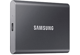 SAMSUNG T7 USB 3.2 GEN2 Type-C 2TB Taşınabilir SSD Gri MU-PC2T0T/WW_1