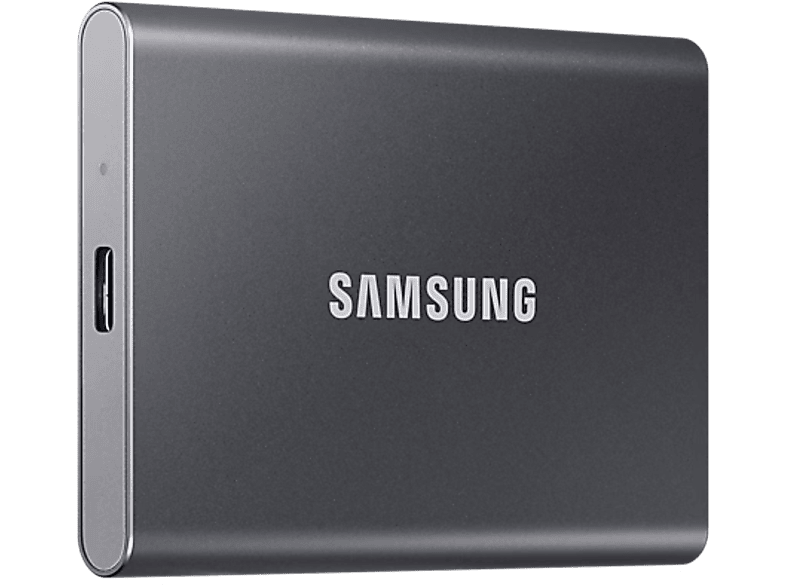 SAMSUNG T7 USB 3.2 GEN2 Type-C 2TB Taşınabilir SSD Gri MU-PC2T0T/WW_1