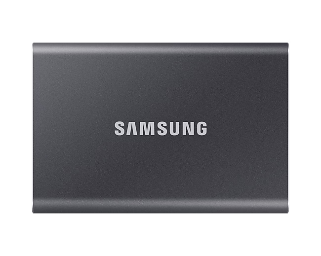 SAMSUNG T7 USB 3.2 GEN2 Type-C 2TB Taşınabilir SSD Gri MU-PC2T0T/WW