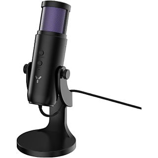 ISY IMI-2000 Streaming Mikrofon, USB-A, LED, -32db ± 3dB, Schwarz