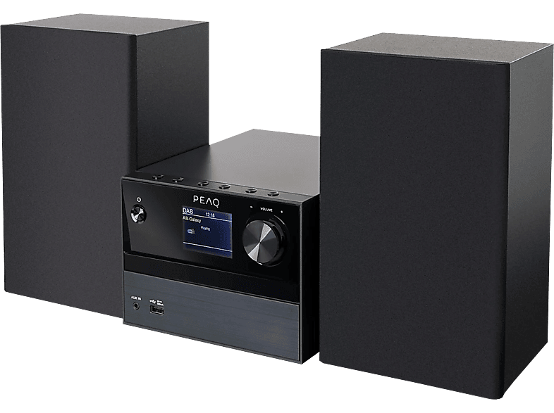 PEAQ PMS 320 Micro Hifi System (Schwarz)