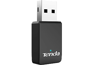 TENDA U9 AC650 kétsávos Wi-Fi adapter, USB, fekete