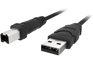 BELKIN Pro Series USB A-B összekötő kábel, USB 2.0, 1,8méter, fekete (F3U133R1.8M)