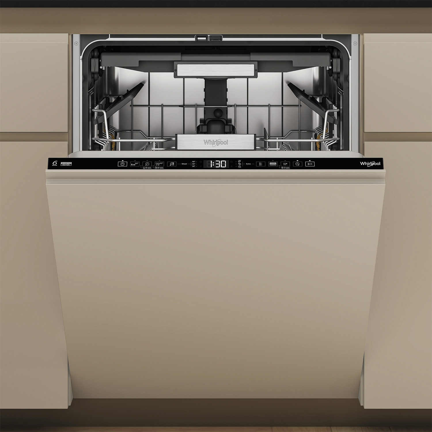 Whirlpool W7I HT 58T Lavastoviglie Incasso, 59,8 cm, Classe B