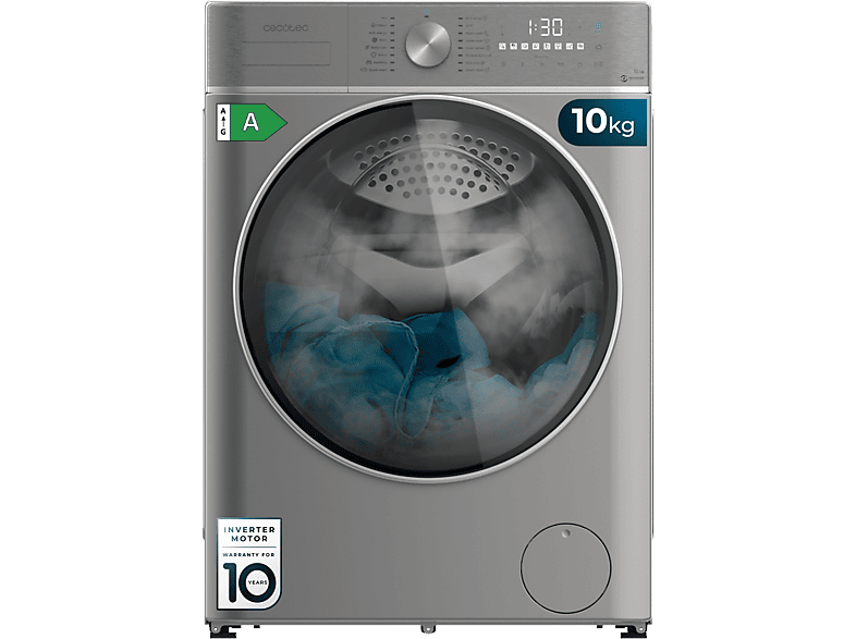 Cecotec - Lave-linge à Dosage Automatique Bolero DressCode 10900 Autodose Inverter FullColor A - Lave-linge