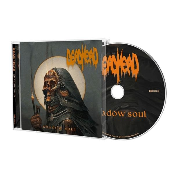Eine CD-Hülle mit einem Albumcover zum Thema Schädel und einer CD.