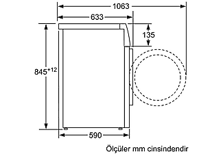 PROFILO CMN12190TR A Enerji Sınıfı 9 Kg 1200 Devir Çamaşır Makinesi_3