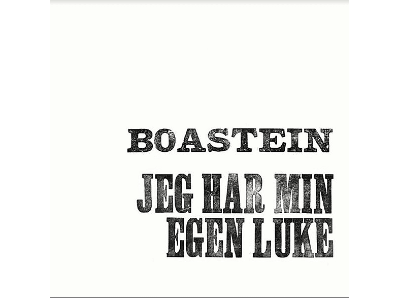 Boastein - JEG HAR MIN - LUKE (Vinyl) EGEN