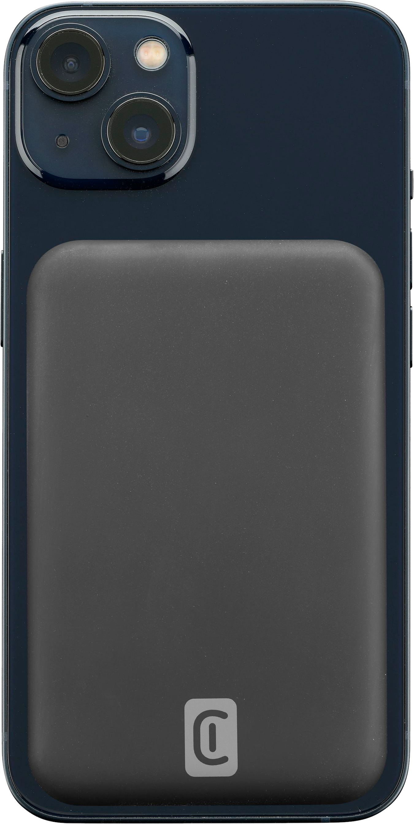 Arrière d'un moniteur d'ordinateur noir avec support fixé.