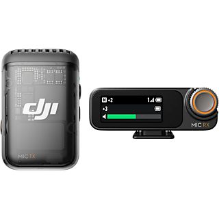 DJI Mic 2 (1 TX + 1 RX) - Tonaufnahmesystem (Schattenschwarz)