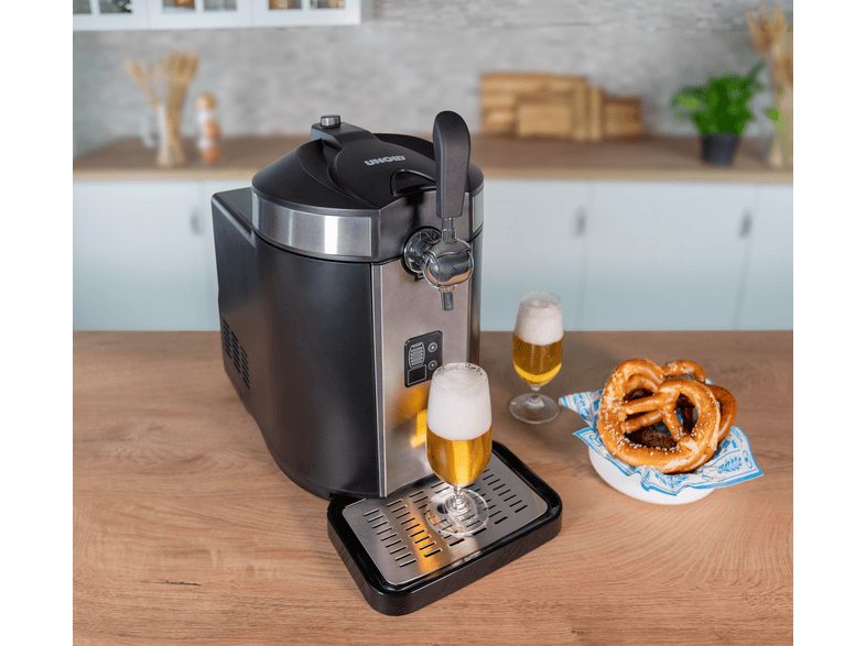 Unold Franzl Bierzapfanlage für alle gängigen 5-Liter Bierfässer, CO² Zylinder inklusive , Schwarz — Foto 5 von 5