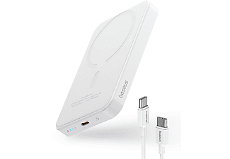 BASEUS Magsafe Mini Wireless 5.000 mAh 20W Taşınabilir Şarj Cihazı Beyaz_1