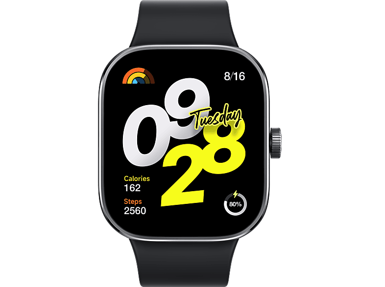 XIAOMI Redmi Watch 4 - Smartwatch (135 205 mm, TPU, Obsidian Black)