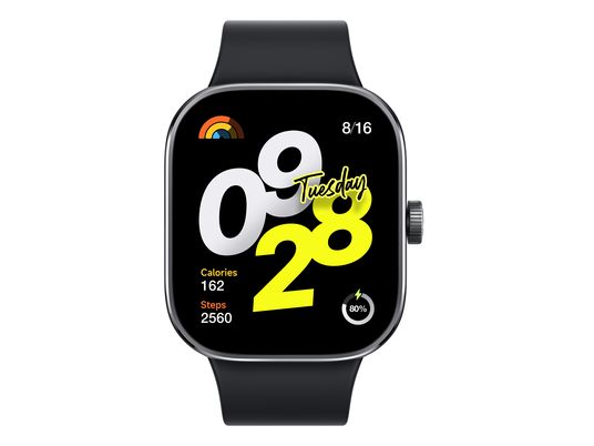 XIAOMI Redmi Watch 4 - Smartwatch (135 - 205 mm, TPU, Obsidian Black)