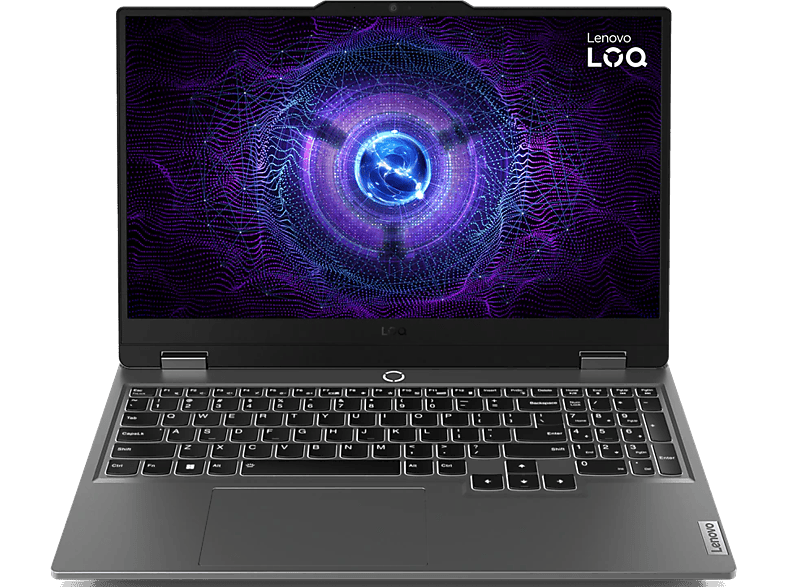 LENOVO LOQ 15IRX9 83DV0055HV Szürke Gamer laptop (15,6" FHD/Core i5/16GB/512 GB SSD/RTX3050 6GB/DOS)