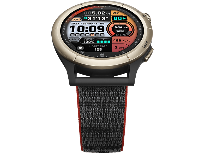 AMAZFIT Cheetah Pro Akıllı Saat Siyah Titanyum Alaşımlı Çerçeve_4