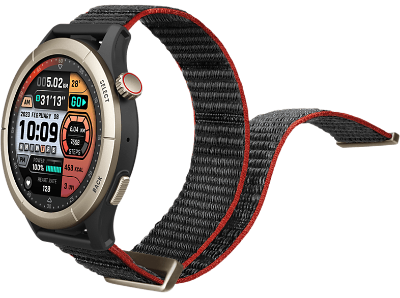 AMAZFIT Cheetah Pro Akıllı Saat Siyah Titanyum Alaşımlı Çerçeve_6