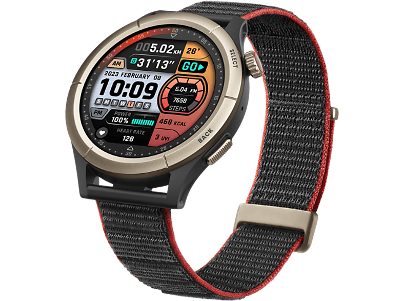 AMAZFIT Cheetah Pro Akıllı Saat Siyah Titanyum Alaşımlı Çerçeve_7