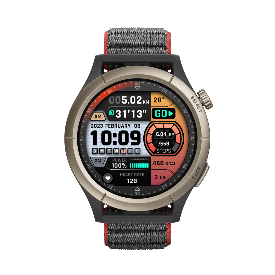 AMAZFIT Cheetah Pro Akıllı Saat Siyah Titanyum Alaşımlı Çerçeve