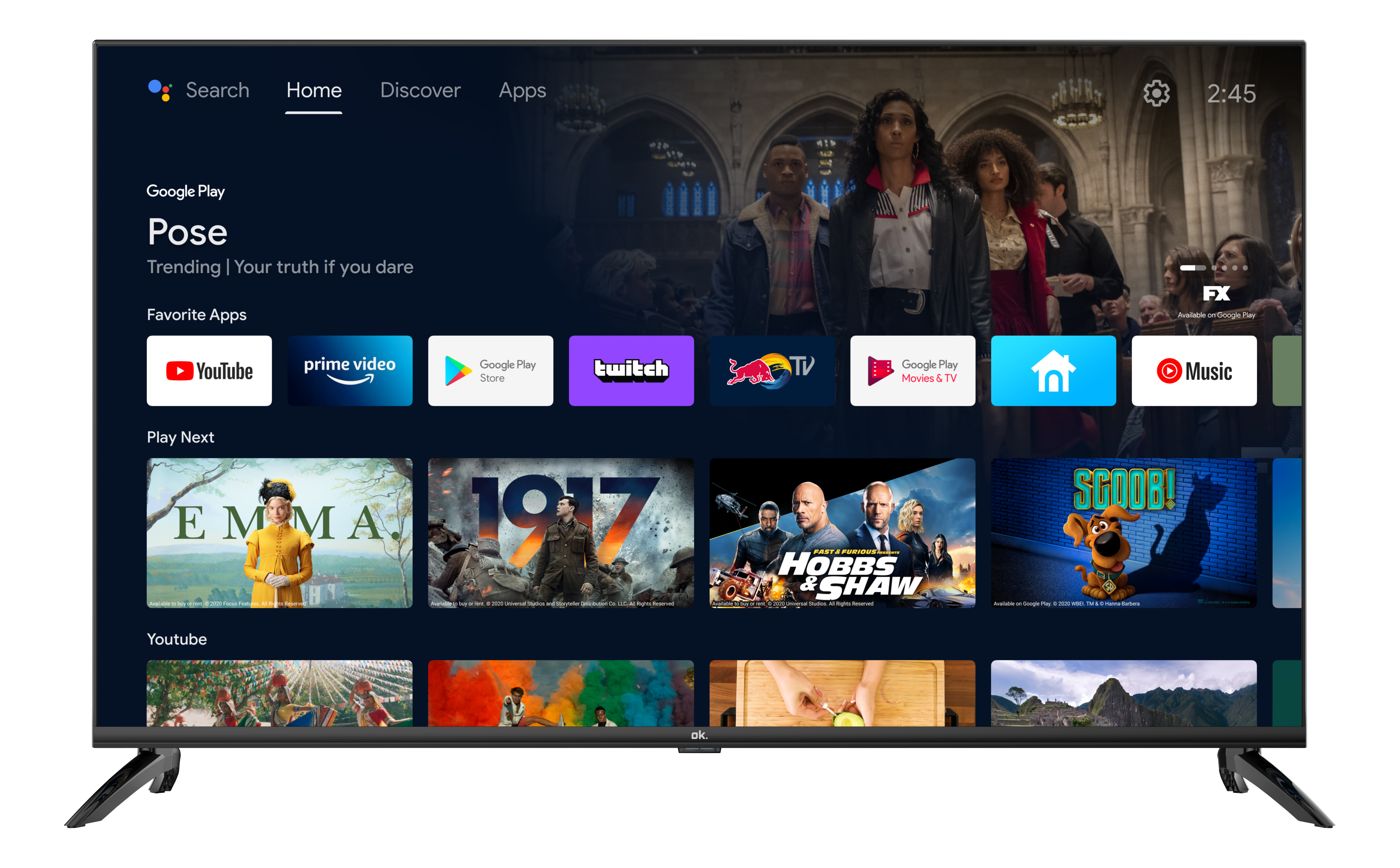 OK OTV 43AU-5023C - TV (43 ", UHD 4K, LCD)