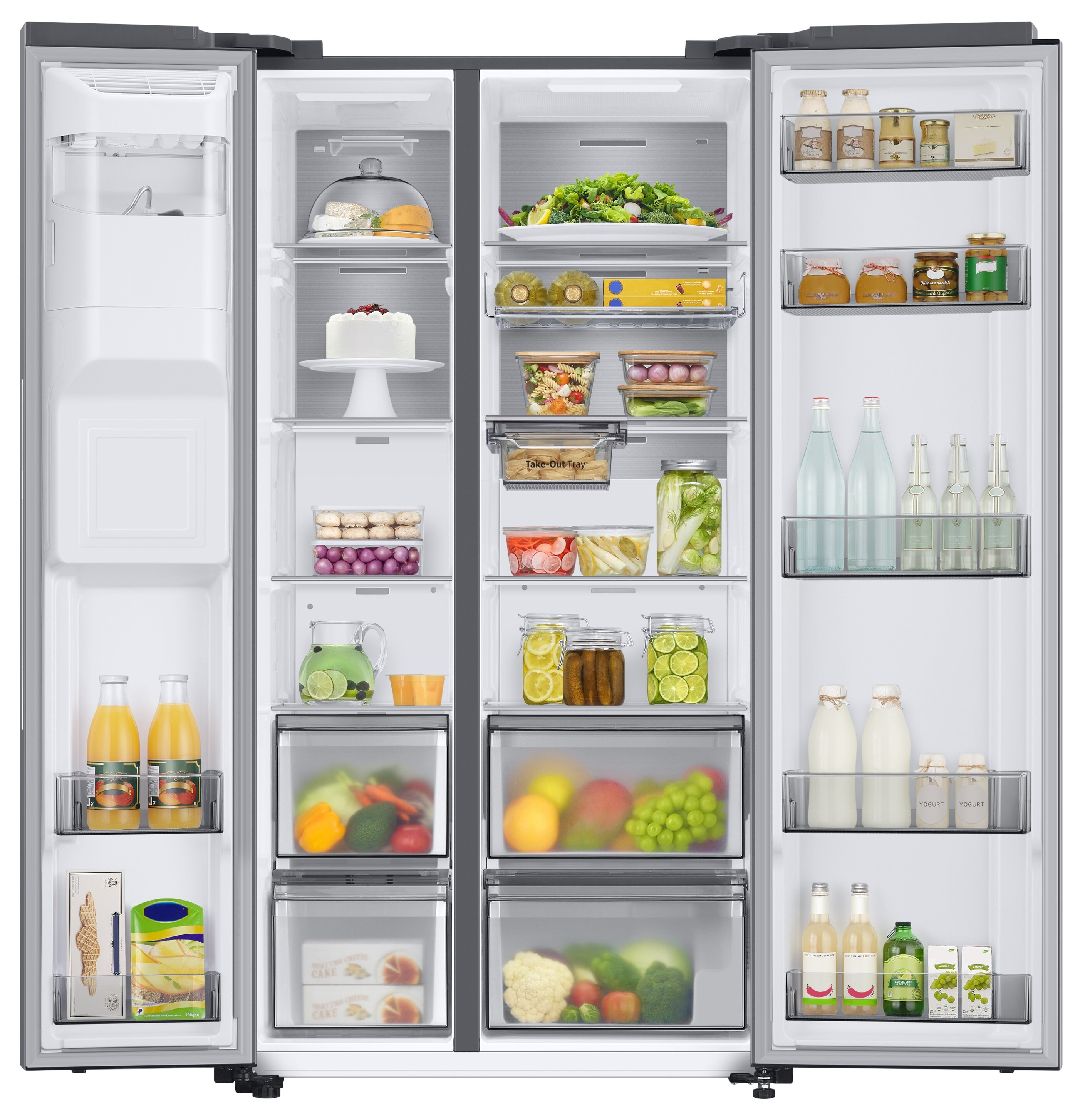 Lodówka SAMSUNG RS68CG885ES9EF Side by Side No Frost 178cm