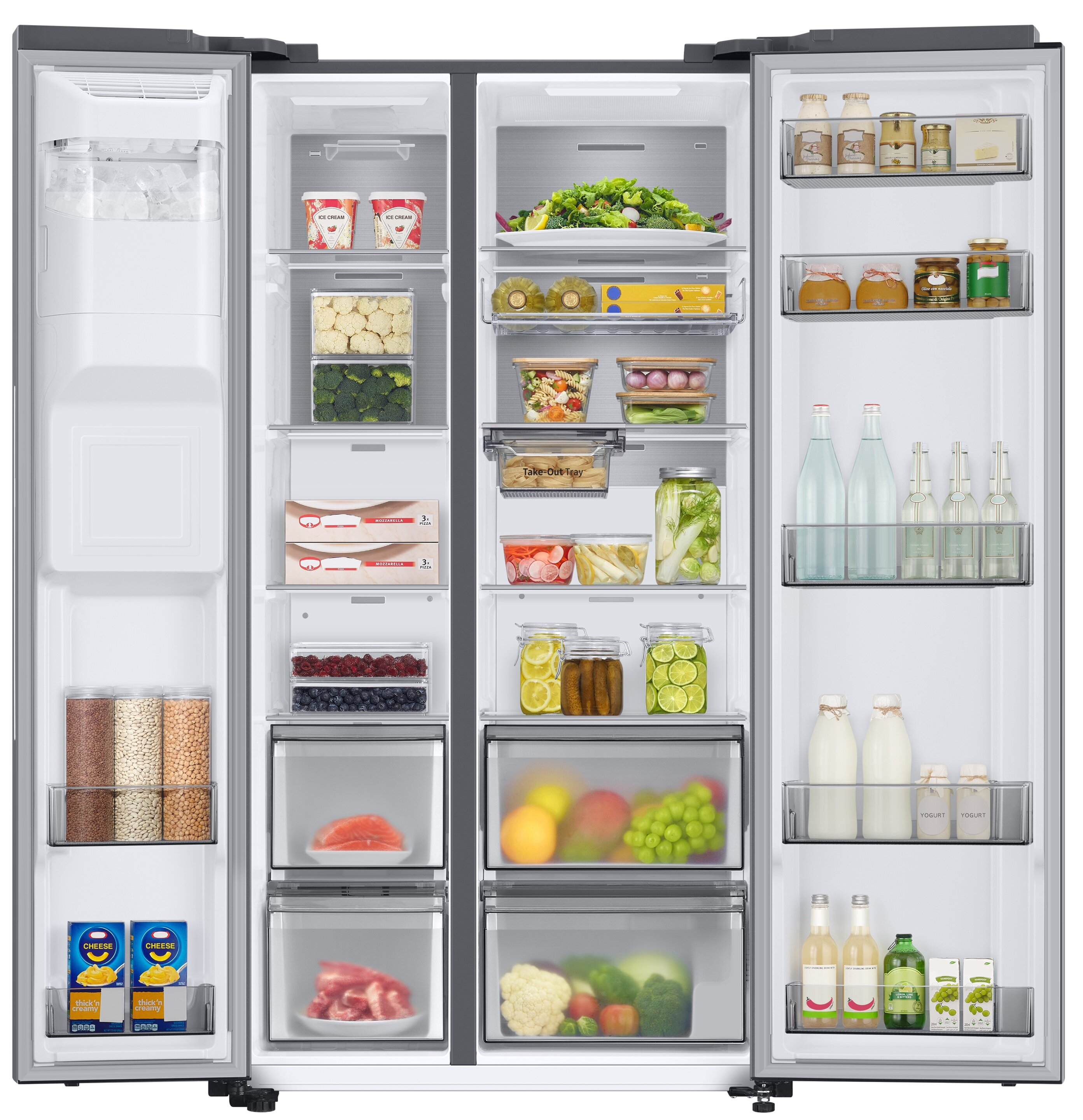 Lodówka SAMSUNG RS68CG885ES9EF Side by Side No Frost 178cm