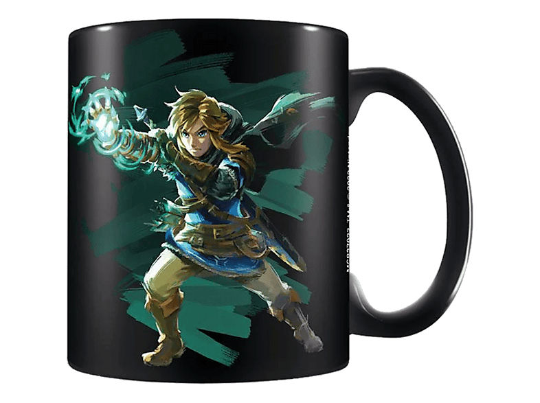 The Legend Of Zelda Tasse Von Pyramid International - 312 Ml, Motiv 'Sacred Power', Schwarz