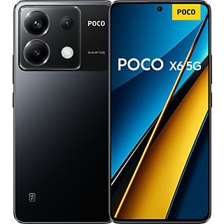 Móvil - Poco X6, Negro, 256GB, 12GB RAM, 6.67"  AMOLED 1.5K, Snapdragon® 7s Gen 2, 5000 mAh, Android