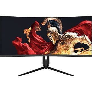 PEAQ PMO G341-CWQK - Ecran de jeu, 34 ", UWQHD, 165 Hz, Noir