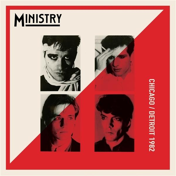 MARBLE) Chicago/Detroit - 1982 Ministry - (Vinyl) (RED