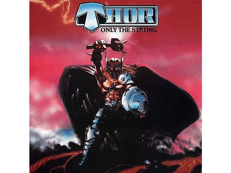 Thor - Only The Strong (RED/BLACK SPLATTER)  - (Vinyl)