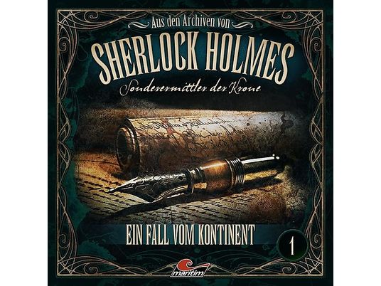 Sherlock Holmes-sonderermittler Der Krone - Aus den Archiven 01: Ein Fall Vom Kontinent  - (CD)