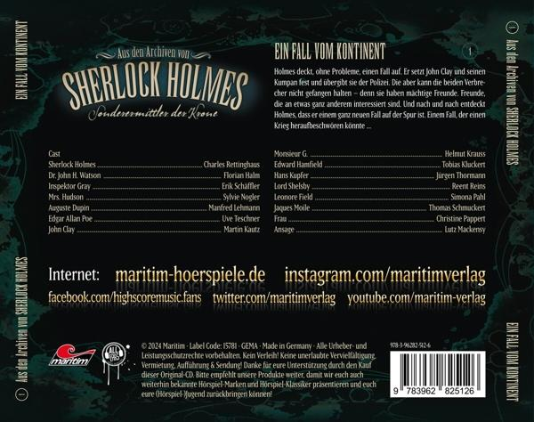 Buchcover mit Titel und Besetzungsliste. Text auf Deutsch. Weißer Hintergrund.