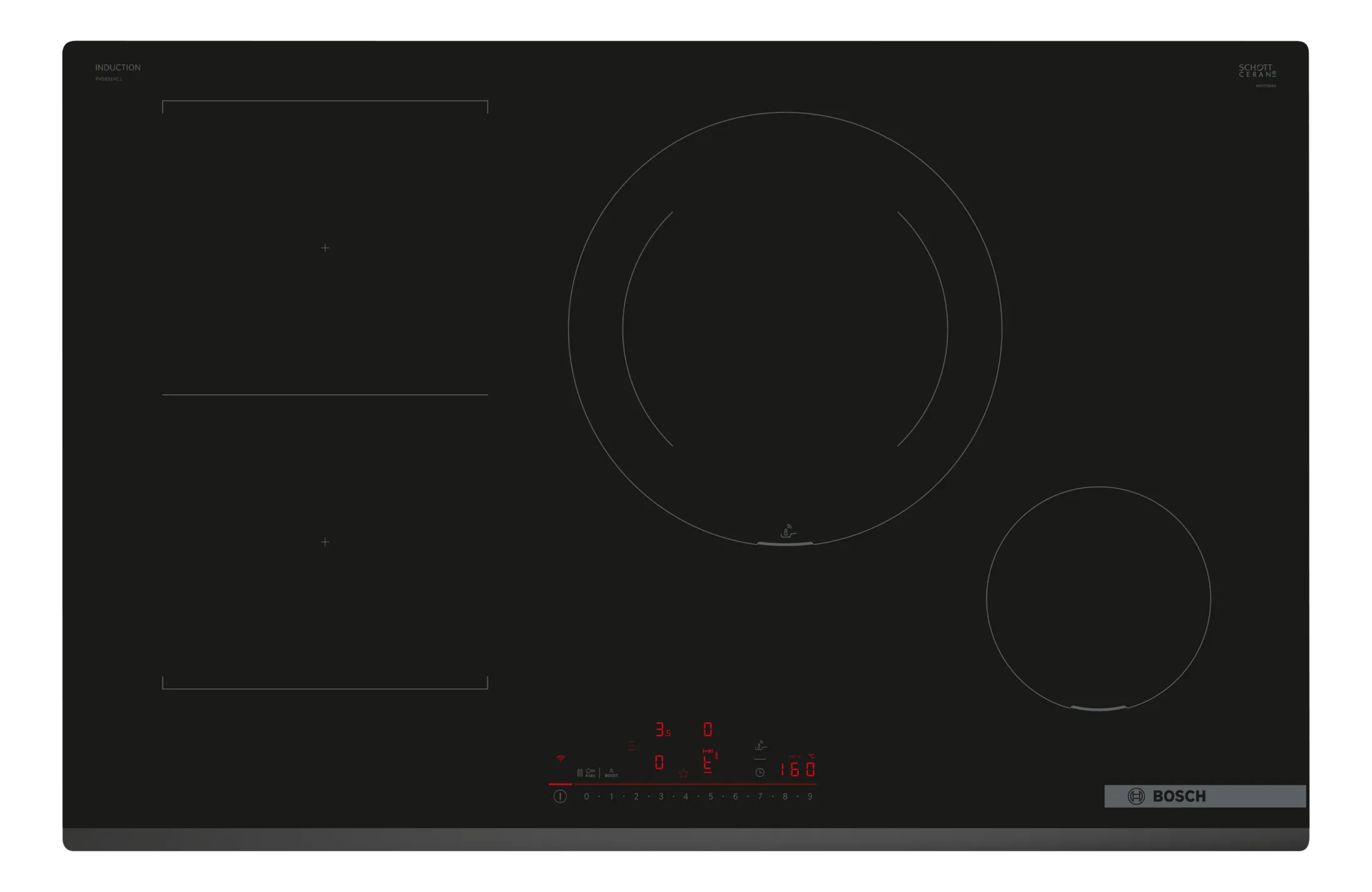 BOSCH PVS831HC1E - Table de cuisson induction (Noir)