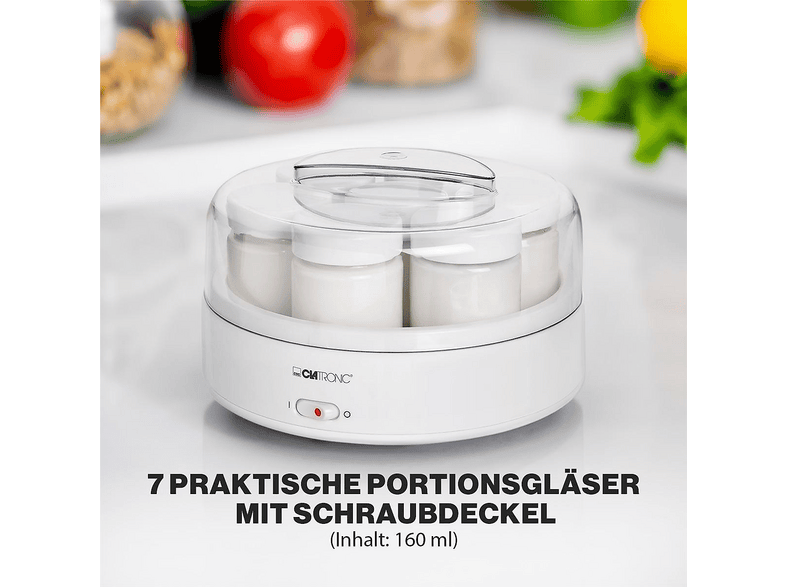 Clatronic JM 3344 Joghurt-Maker; Joghurtzubereiter — Foto 2 von 5