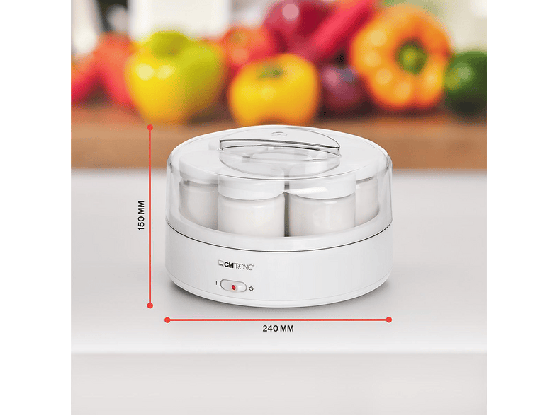 Clatronic JM 3344 Joghurt-Maker; Joghurtzubereiter — Foto 5 von 5