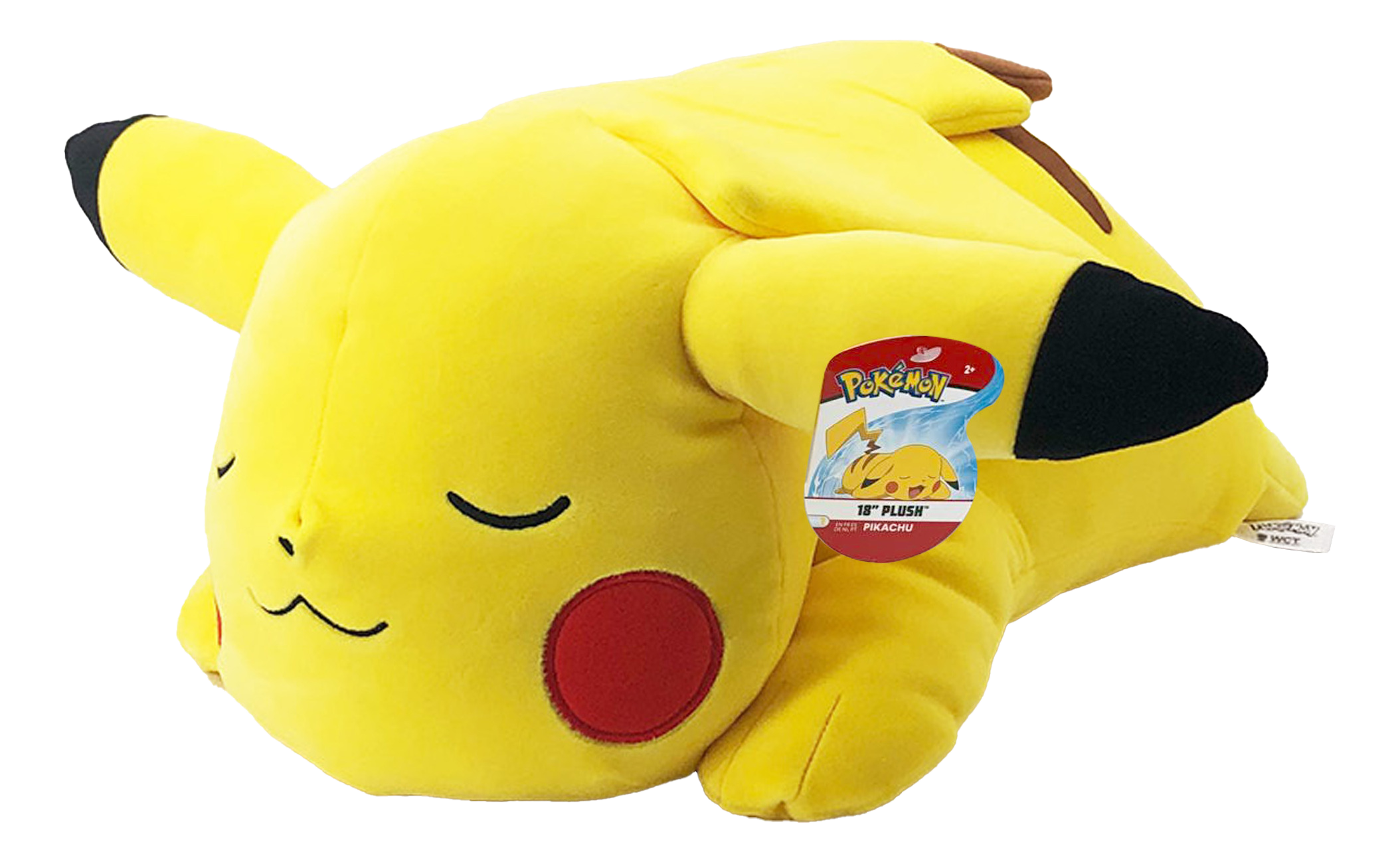 Peluche Gigante BOTI Pokemon Pikachu Che Dorme – 46 Cm Di Tenerezza – Morbido Pupazzo Ufficiale Per Collezionisti E Bambini