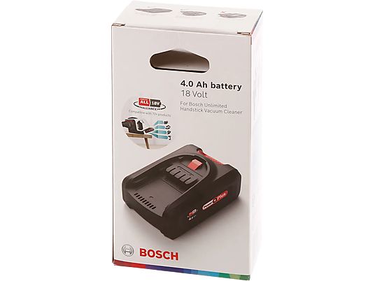 BOSCH Power Plus 4,0 Ah 18 V - Batteria di ricambio (Nero)