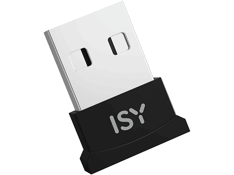 ISY IBT-1000 USB Bluetooth 5.0 adapter (2V225498), fekete