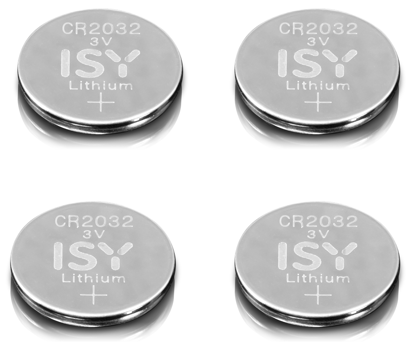 ISY IBA2032-1 lítium gombelem CR2032, 4db (2V055866)