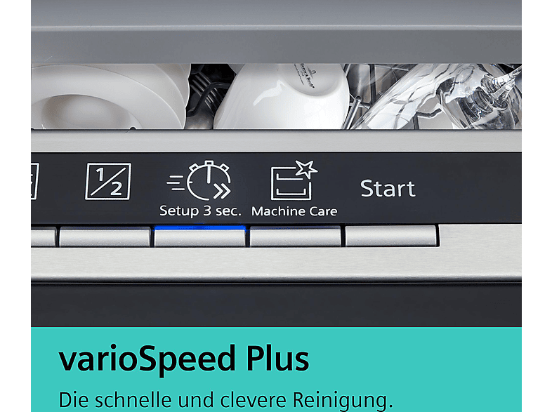 SIEMENS SR65ZX22ME iQ500 Geschirrspüler (vollintegrierbar, 448 mm breit, 42 dB (A), C)