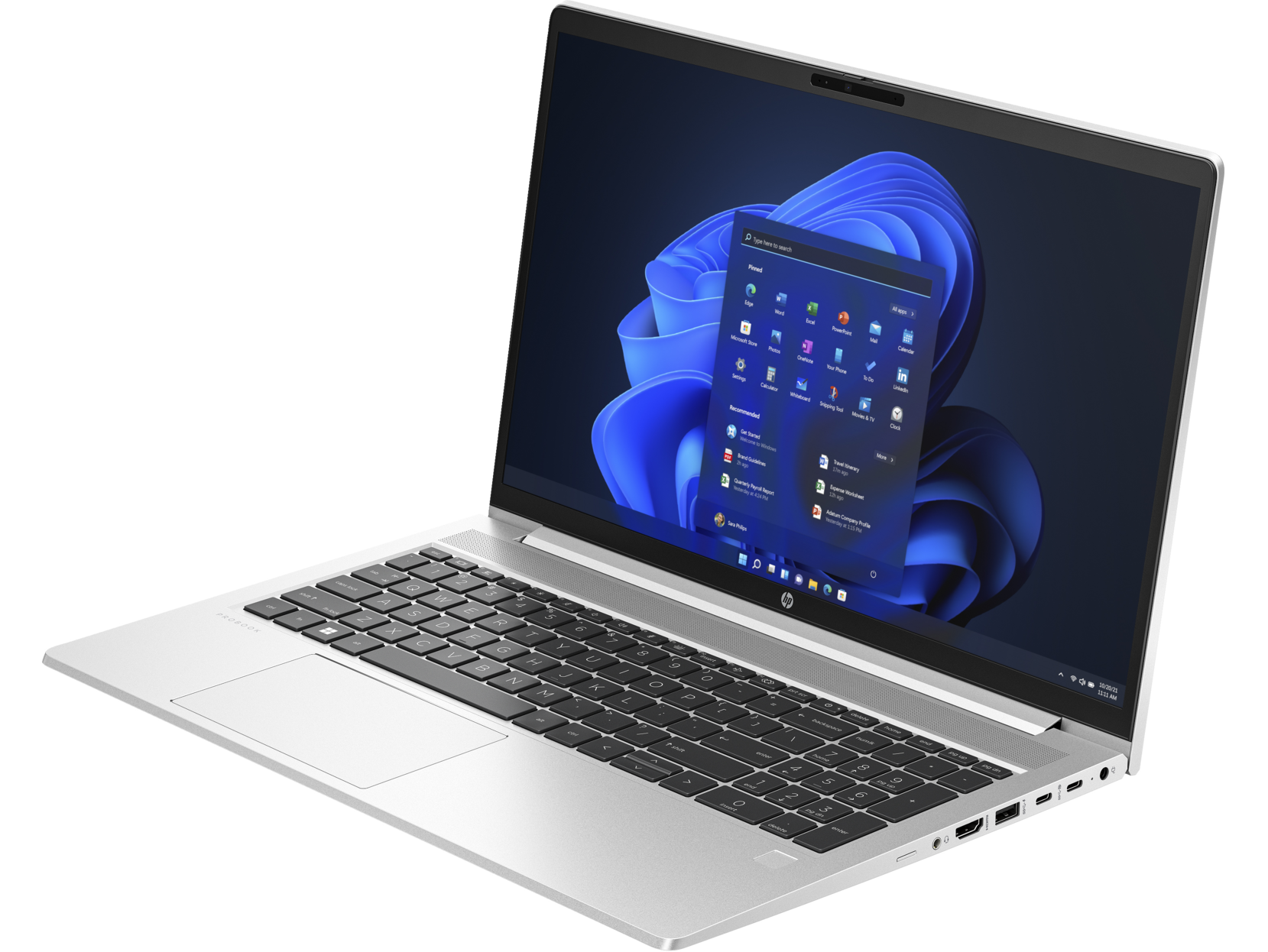 Portátil - HP 450 G10 Profesional, 15.6" Full HD, Intel Core i7-1355U, 16GB RAM, 512GB SSD, UHD Graphics, W11 Pro