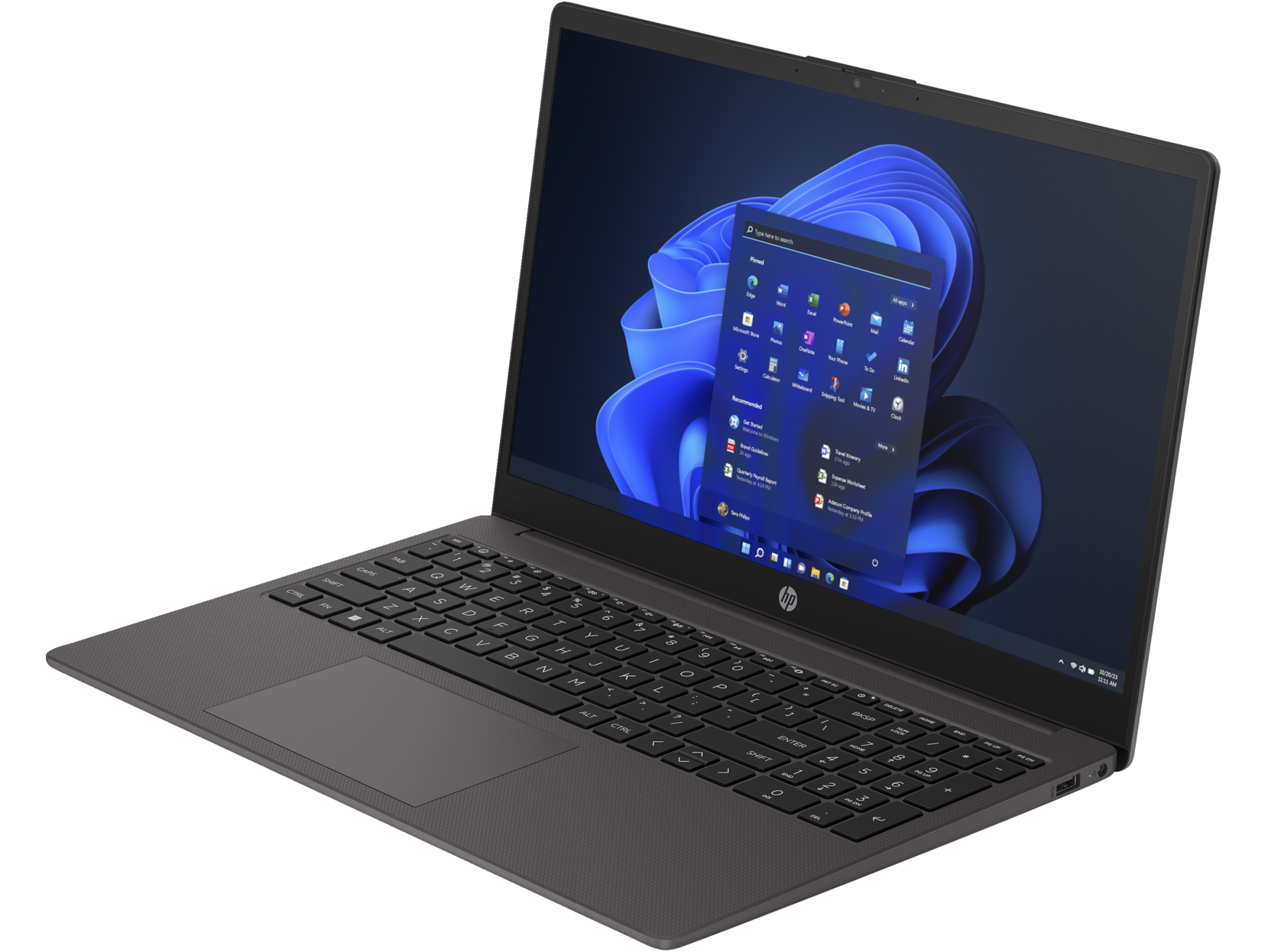 Portátil - HP 250 G10 Profesional, 15.6" Full HD, Intel Core i3-1315U, 8GB RAM, 256GB SSD, UHD Graphics, W11 Pro