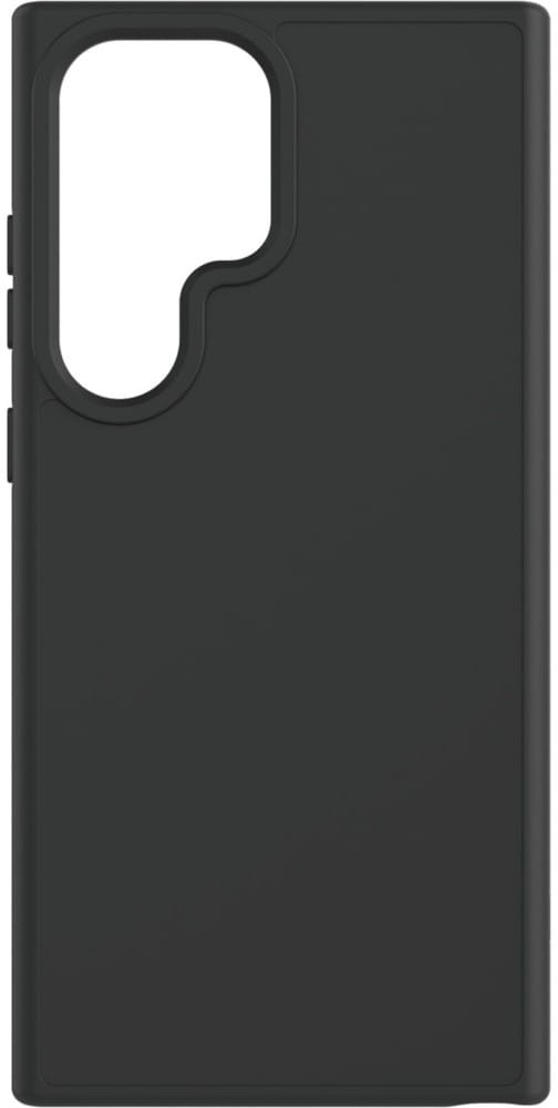 Czarne etui na telefon. Pokazuje tył etui.