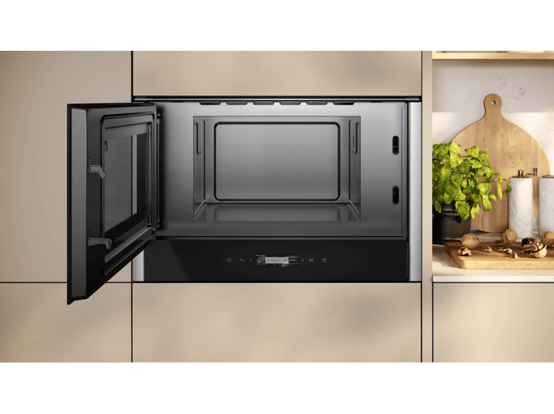 Neff NL4WR21N1, N70 Mikrowelle (900 Watt, Einbaugerät, 21 l, Edelstahl) — Foto 2 von 5