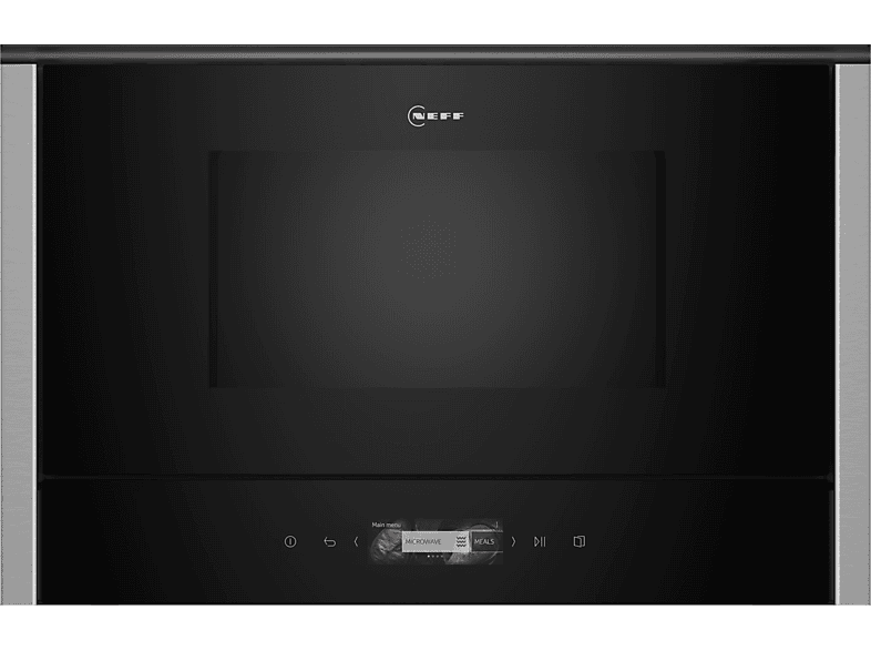 Neff NL4WR21N1, N70 Mikrowelle (900 Watt, Einbaugerät, 21 l, Edelstahl)