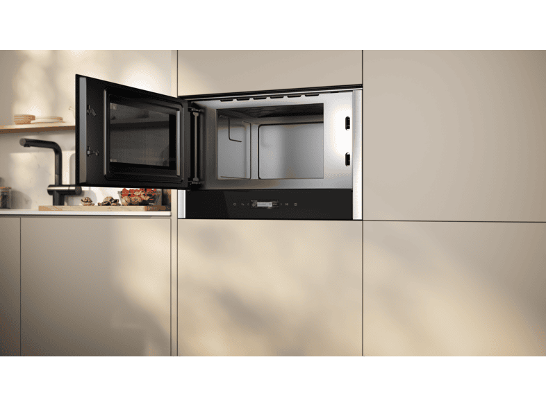 Neff NL4WR21N1, N70 Mikrowelle (900 Watt, Einbaugerät, 21 l, Edelstahl) — Foto 3 von 5