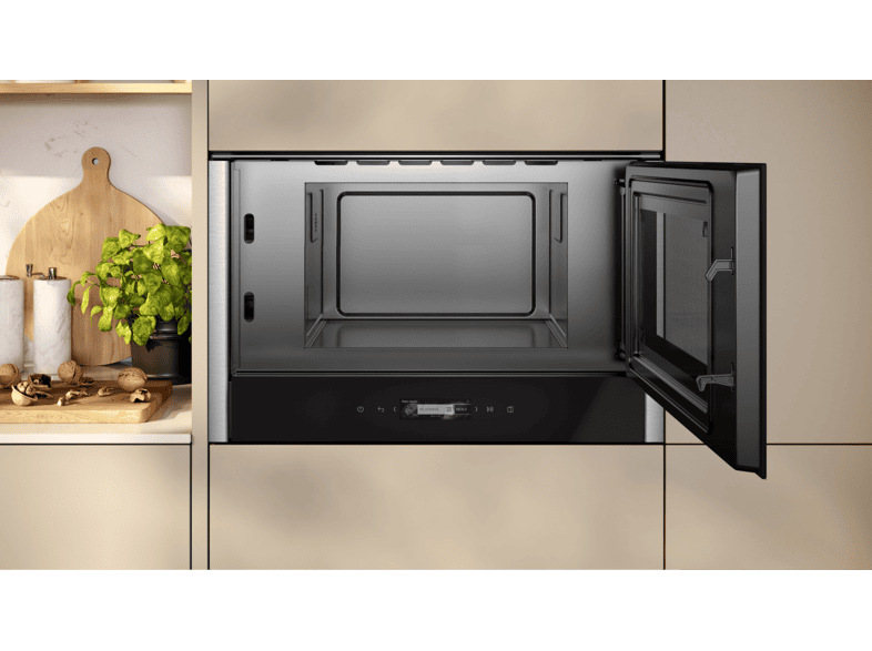 Neff NR4WR21N1, N70 Mikrowelle (900 Watt, Einbaugerät, 21 l, Edelstahl) — Foto 3 von 5