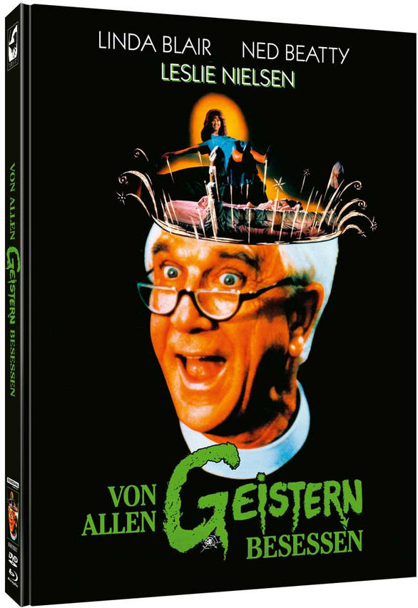 Filmcover mit einem Männergesicht und Text: VON ALLEN GEISTERN BESESSEN.