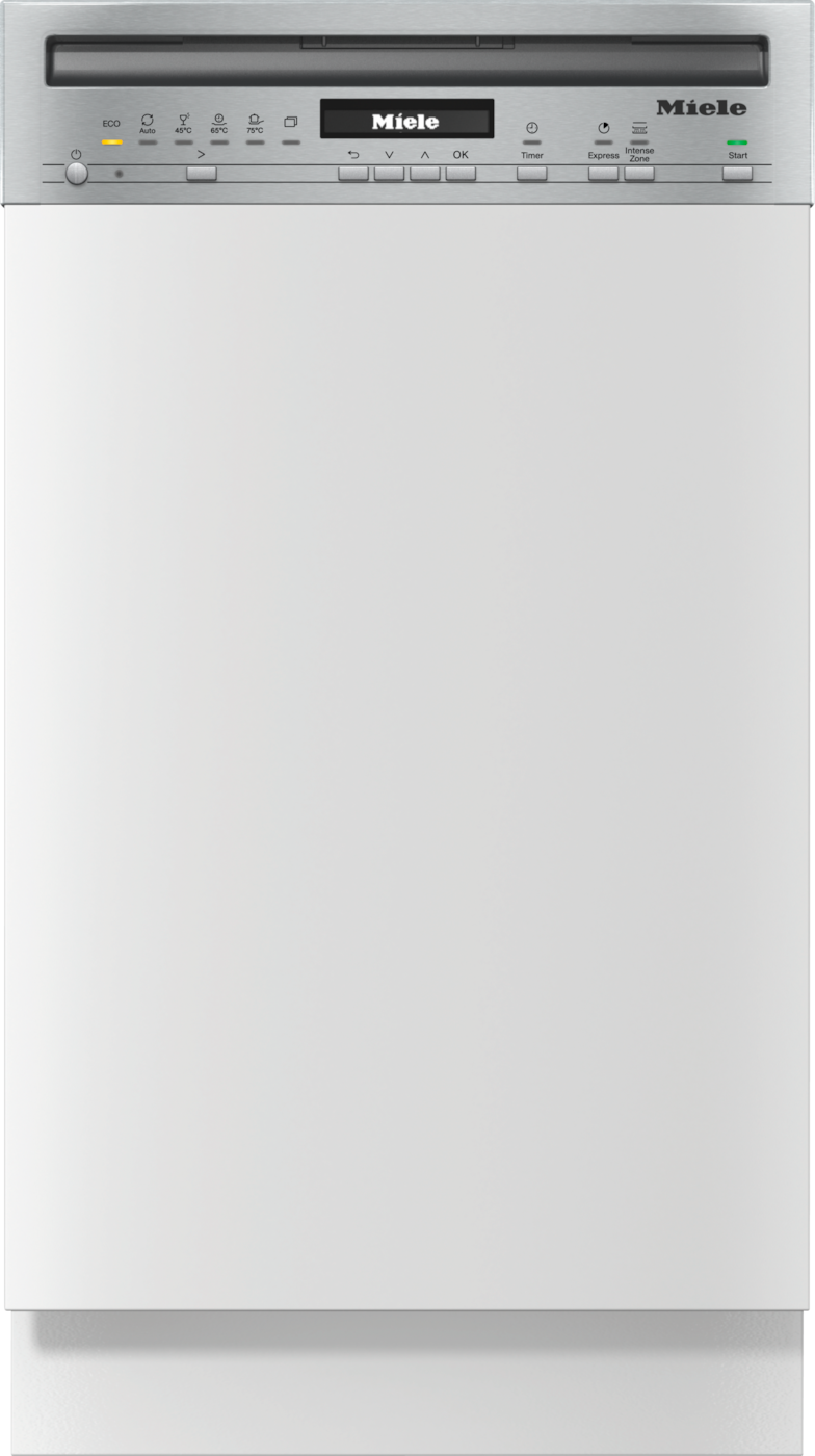 Ein Produktdatenblatt mit Informationen zu einem Miele Geschirrspüler, einschließlich Parametern und Werten.